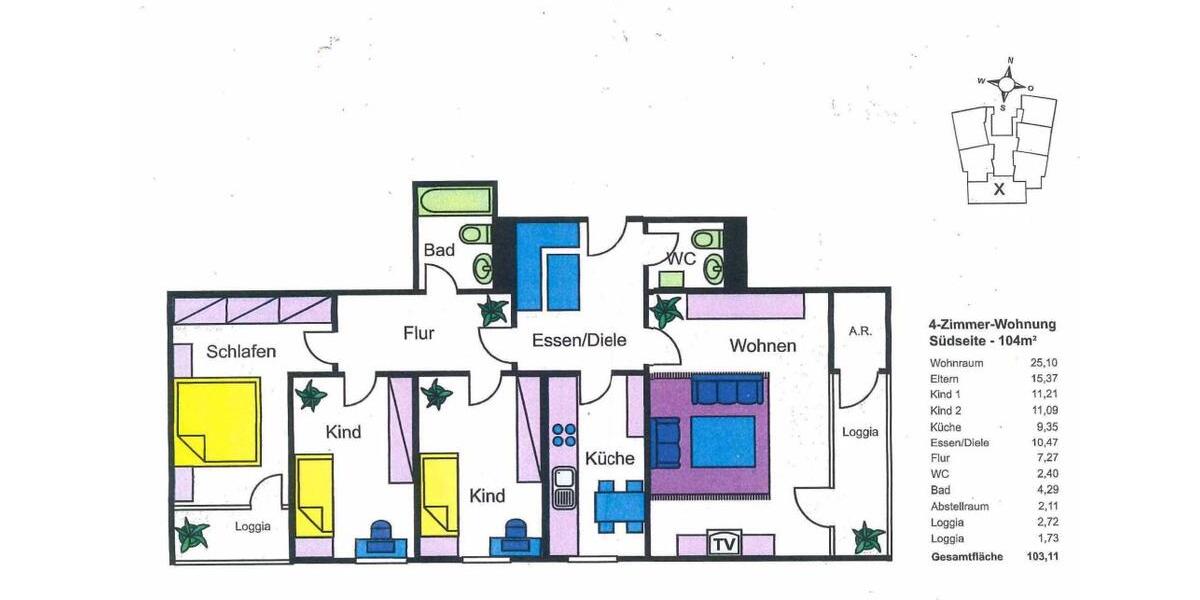 4-Zimmer-Wohnung in Bergisch Gladbach-Refrath zu vermieten 4 zimmer