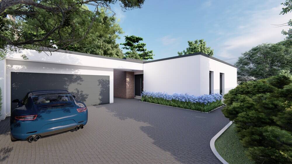 Architektenvilla am Waldrand - Bauhausbungalow mit Dachterrasse, Doppelgarage und exklusiver Privatsphäre - Villa Bensberg Bensberg | Angebot:26503181