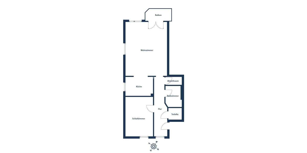 Etagenwohnung Köln Niehl - 2 Zimmer, 60 m&sup2;, 299.000&euro; | Angebot:25644758