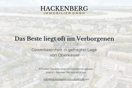 Gewerbeobjekt Düsseldorf Lörick - 600.000&euro; | Angebot:23589882
