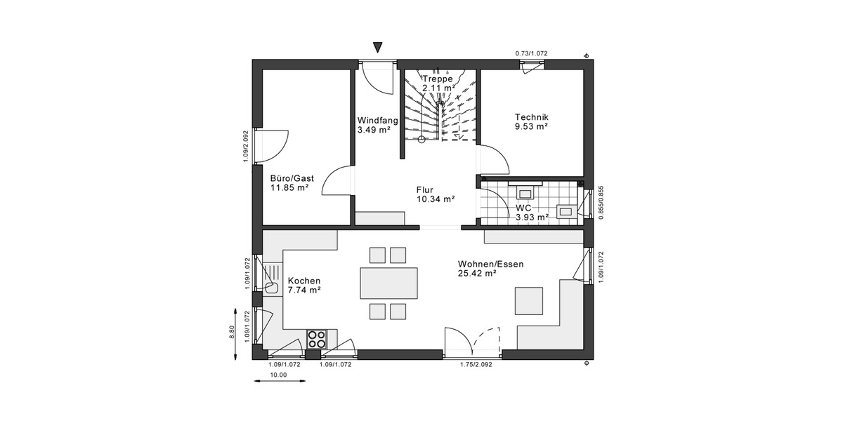 Maximaler Komfort, minimaler Aufwand. 4 zimmer