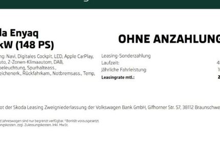 Skoda Enyaq 14.647 km 22.450 &euro; Neuss 41460