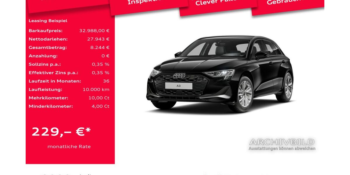 Audi A3 19.849 km 32.988 € Leverkusen 51373