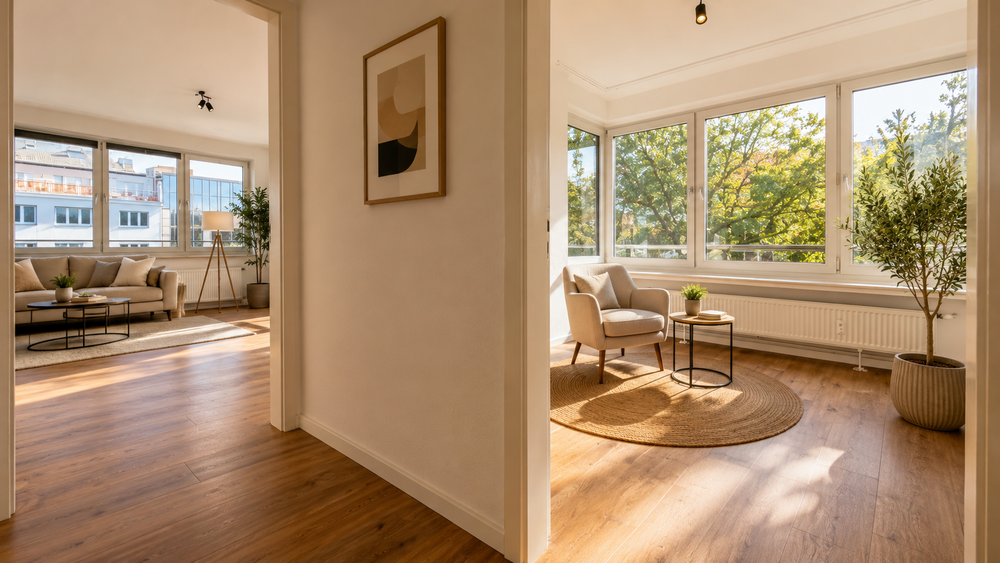 Etagenwohnung Düsseldorf Flingern Nord - 3 Zimmer, 75 m&sup2;, 379.000&euro; | Angebot:26883050