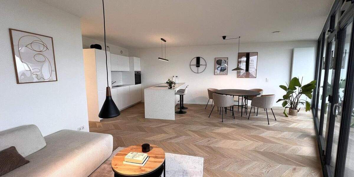 Charmante, sanierte 2-Zimmer-Wohnung inkl. Einbauküche mit Blick über Düsseldorf! 2 zimmer