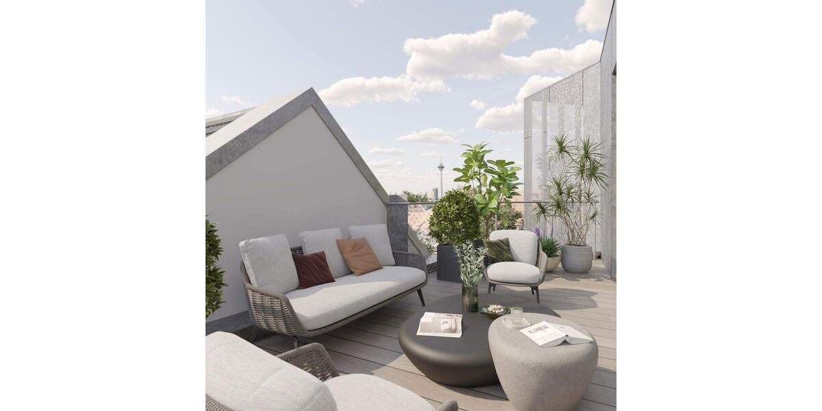 Atemberaubende Penthouse Wohnung über den Dächern von Düsseldorf 5 zimmer