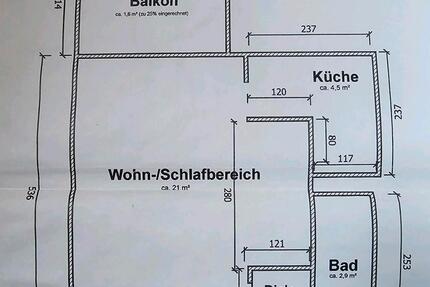 Apartment in bevorzugter Lage von Meerbusch Büderich 1 zimmer