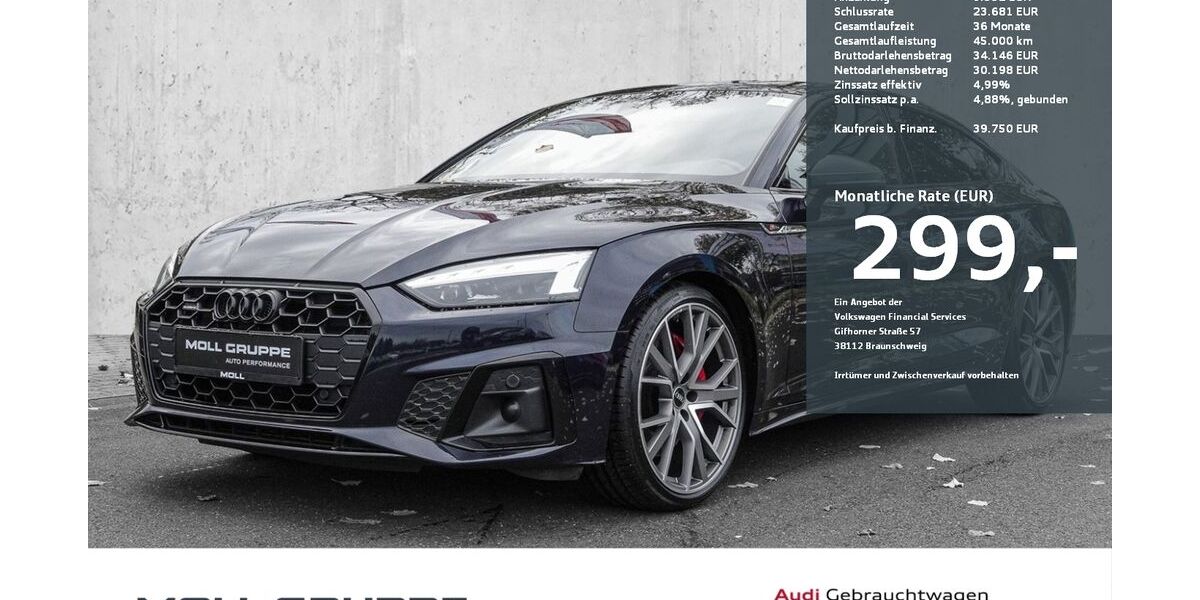 Audi A5 88.095 km 39.750 &euro; Düsseldorf 40474