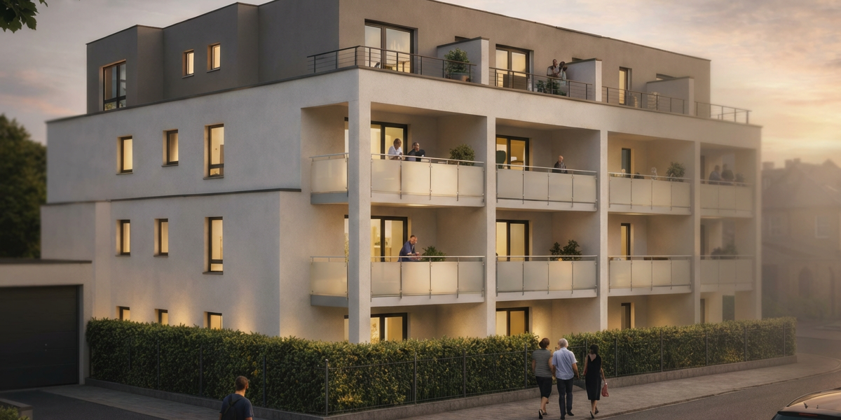 Etagenwohnung Leverkusen Schlebusch - 2 Zimmer, 67 m&sup2;, 1.173&euro; | Angebot:25270281