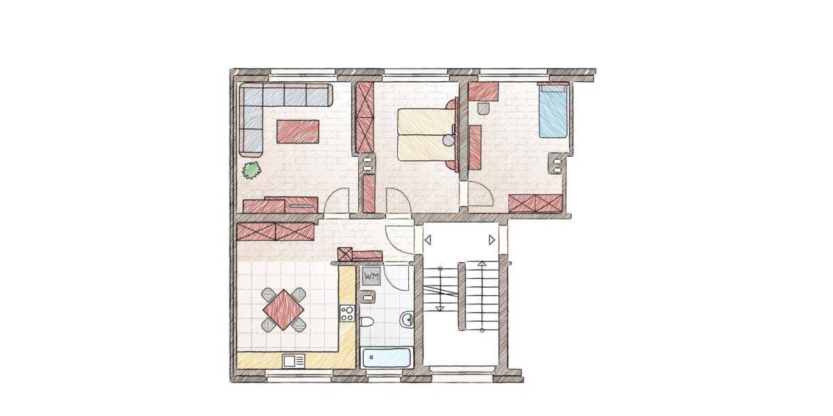 Etagenwohnung Solingen Wald - 1 Zimmer, 269 m&sup2;, 469.000&euro; | Angebot:23969412