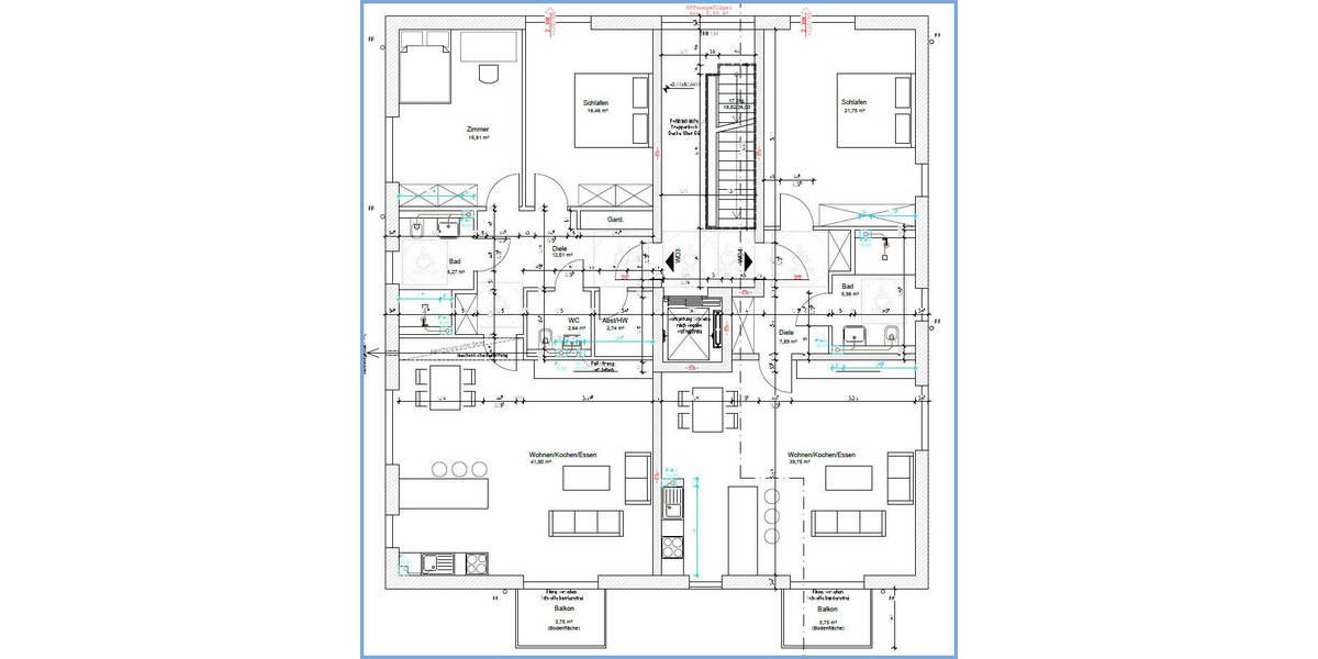 Etagenwohnung Pulheim Stommeln - 2 Zimmer, 78 m&sup2;, 490.000&euro; | Angebot:26499454
