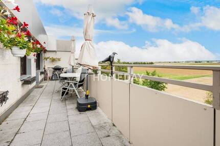 Dachgeschosswohnung mit großem Balkon und Weitblick - Wohnen im gepflegten Wohnpark Ahe 3 zimmer
