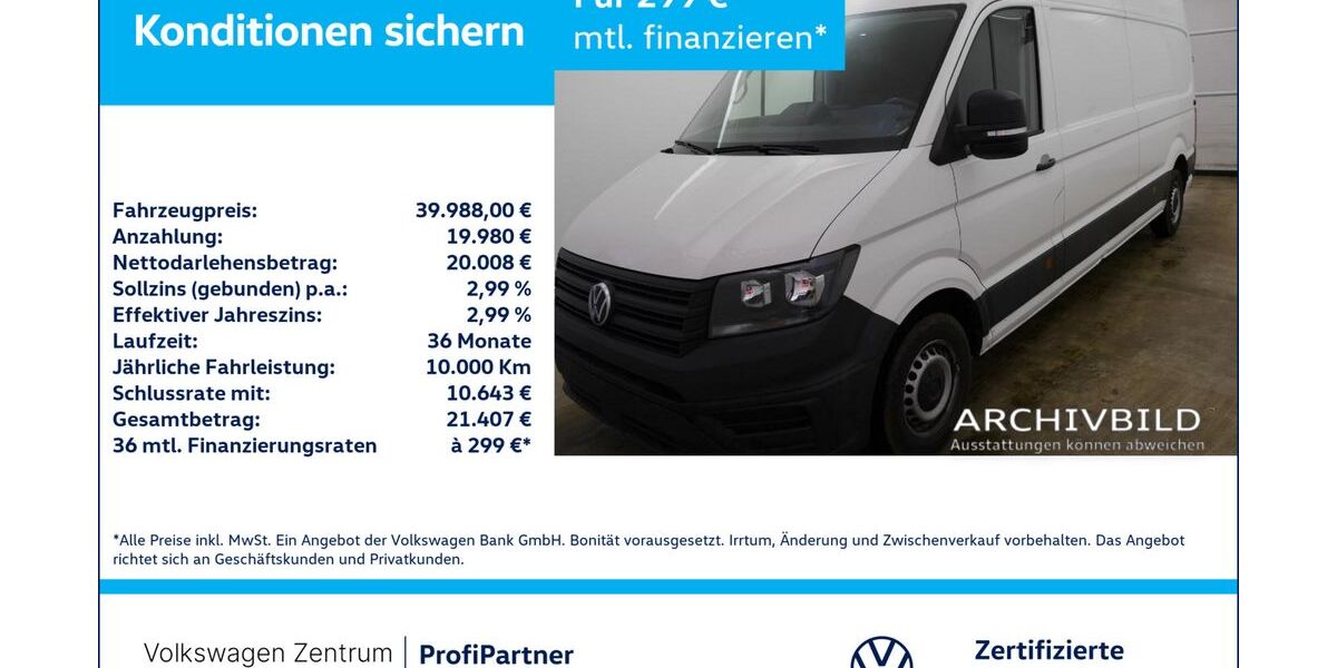 VW Crafter 29.288 km 39.988 &euro; Leverkusen 51379