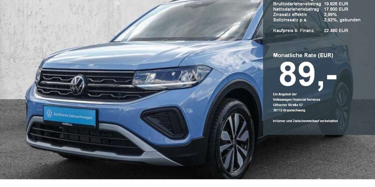 VW T-Cross 8.670 km 22.480 &euro; Düsseldorf 40474