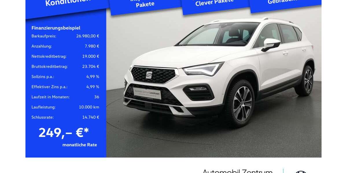 Seat Ateca 7.223 km 26.980 &euro; Leverkusen 51379