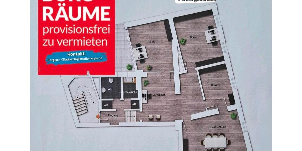 Büro-Schulungsräume in Bergisch Gladbach Innenstadt zimmer