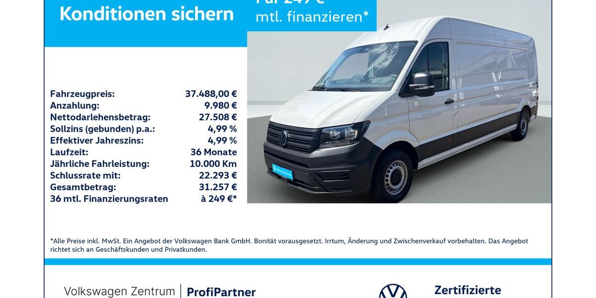 VW Crafter 29.175 km 35.980 &euro; Leverkusen 51379