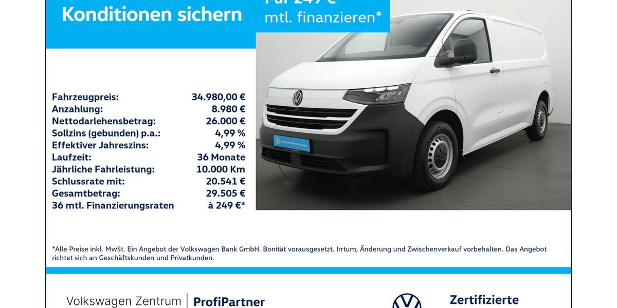VW T7 Transporter 15.466 km 32.980 &euro; Leverkusen 51379