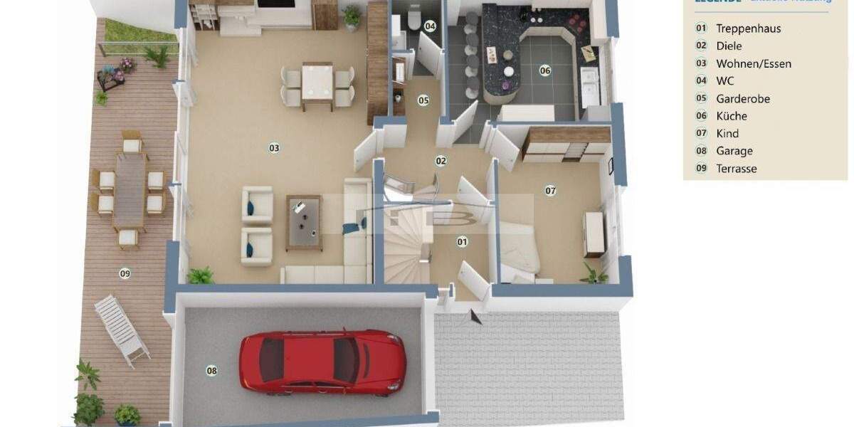 Viel Platz in Hürth-Gleuel: 122 m² Wohnfläche + 94 m² Nutzfläche, mit großem Garten und Garage! 3 zimmer