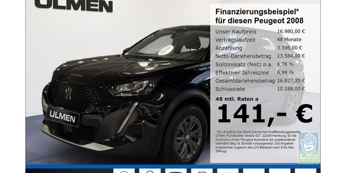 Peugeot 2008 53.421 km 16.980 &euro; Düsseldorf 40233