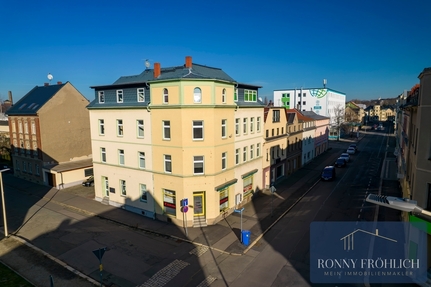 Moderne 2-Zimmer-Wohnung + Dusche + Wanne und tollem Grundriss in zentraler Lage in Glauchau