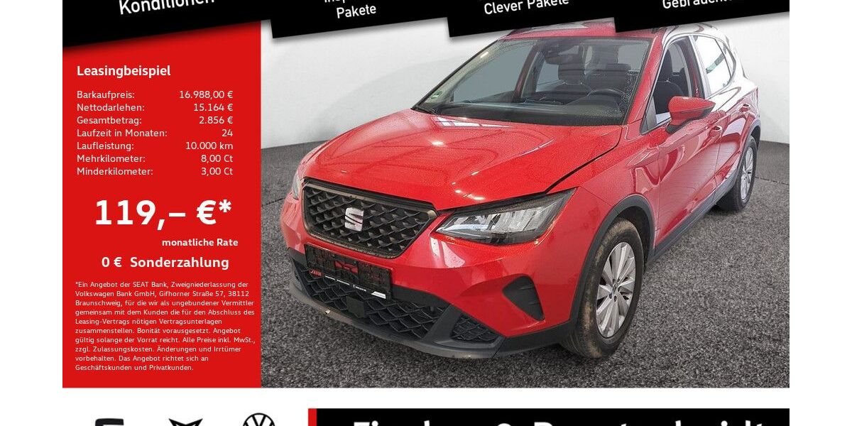 Seat Arona 54.467 km 16.988 &euro; Lohmar 53797