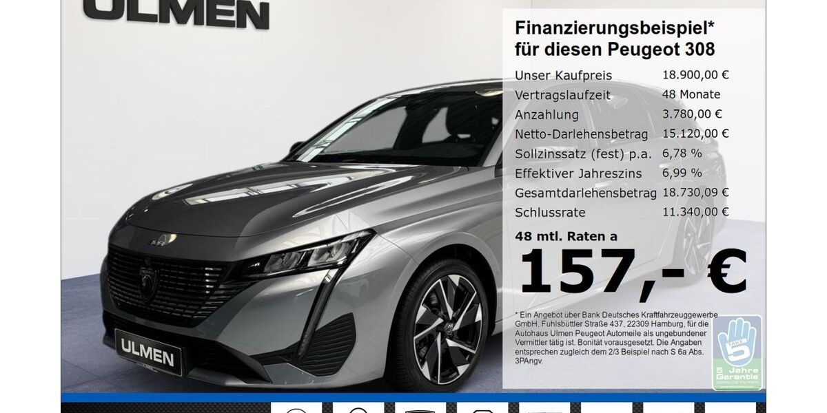 Peugeot 308 42.240 km 18.900 &euro; Düsseldorf 40233