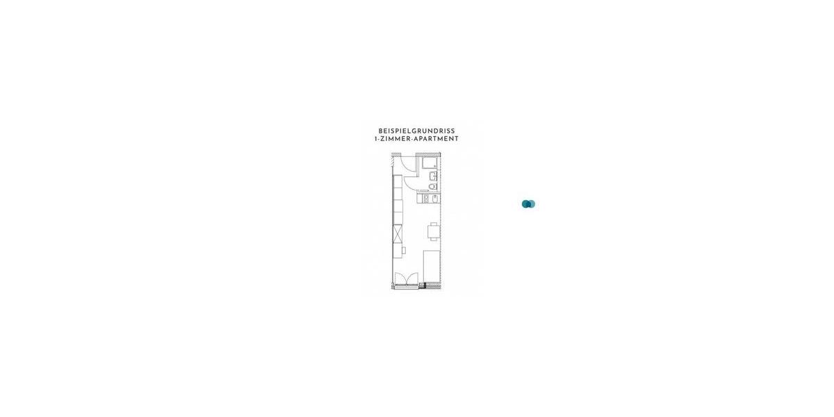 Dachgeschoßwohnung Köln Ehrenfeld - 2 Zimmer, 45 m&sup2;, 934&euro; | Angebot:26367450