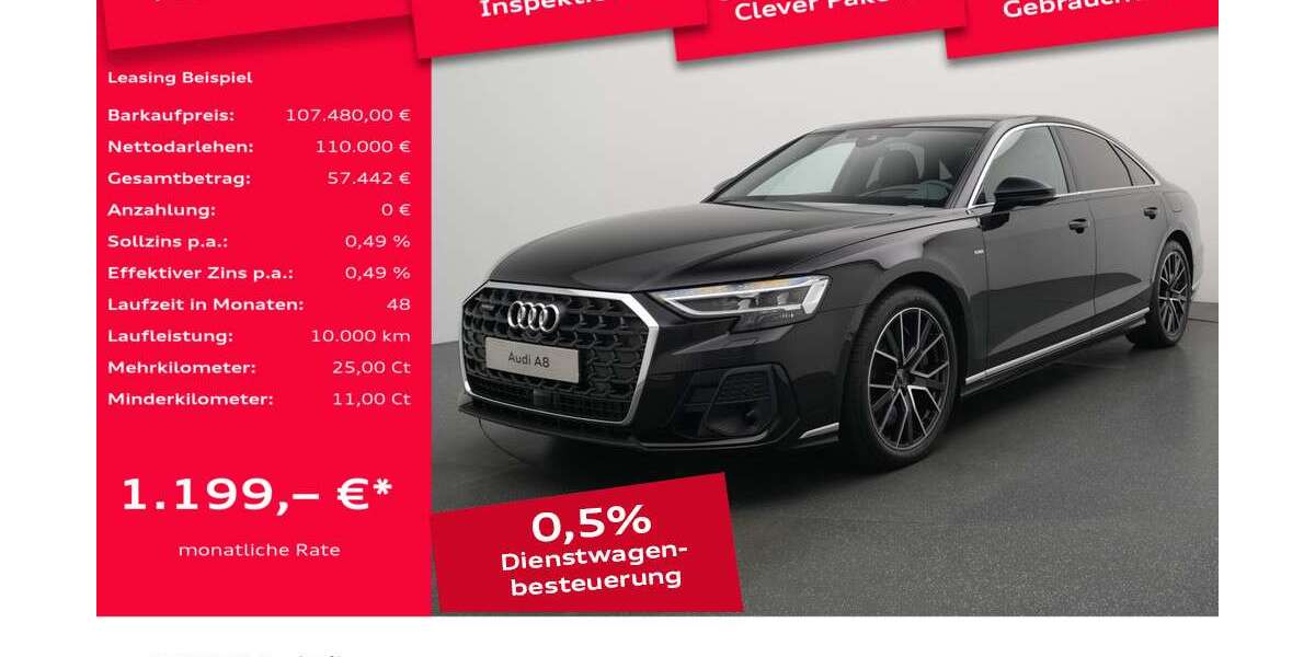 Audi A8 8.500 km 107.480 &euro; Leverkusen 51373