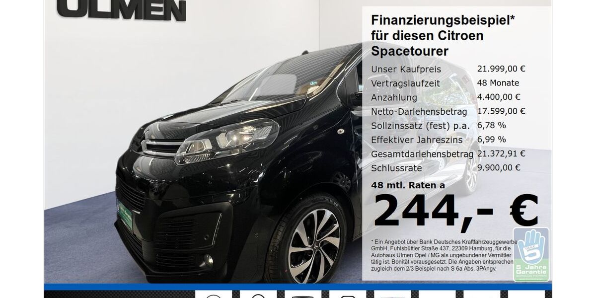 Citroen SpaceTourer 119.820 km 21.980 € Düsseldorf 40231