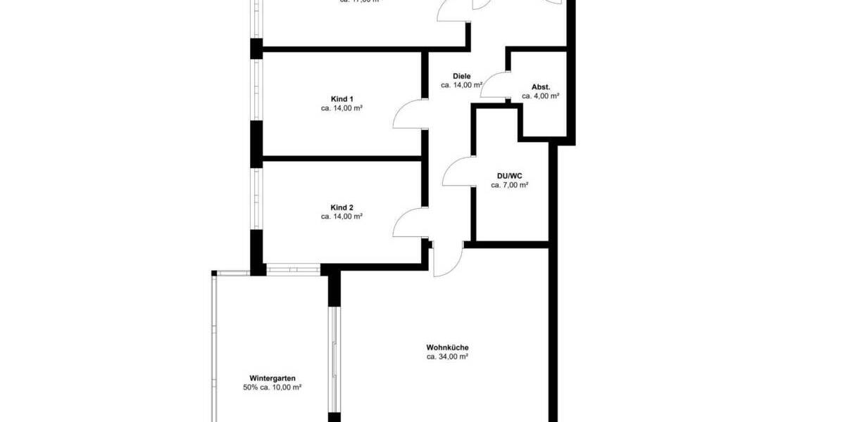 Etagenwohnung Pulheim - 2 Zimmer, 55 m&sup2;, 350.000&euro; | Angebot:23958769