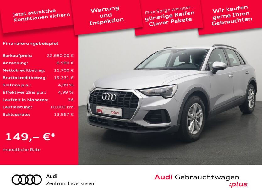 Audi Q3 115.565 km 22.380 € Leverkusen 51373