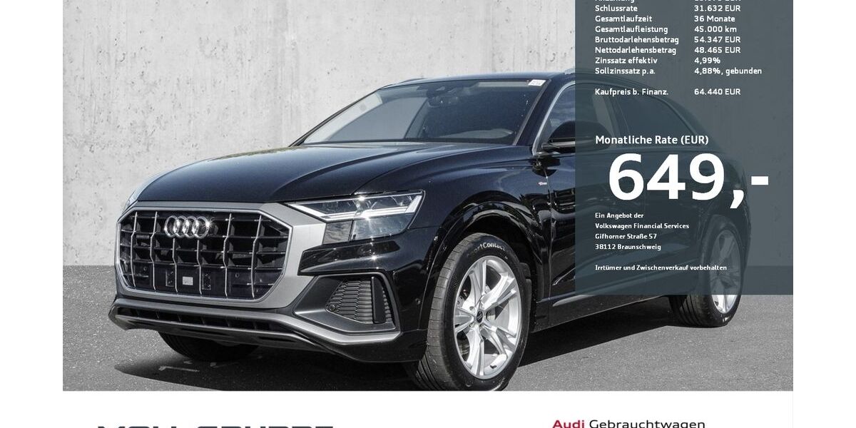 Audi Q8 61.573 km 61.880 &euro; Düsseldorf 40474