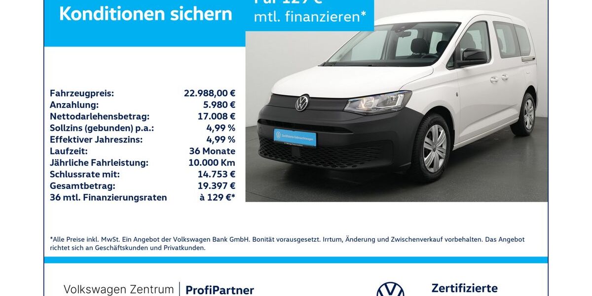VW Caddy 27.241 km 22.980 &euro; Leverkusen 51379