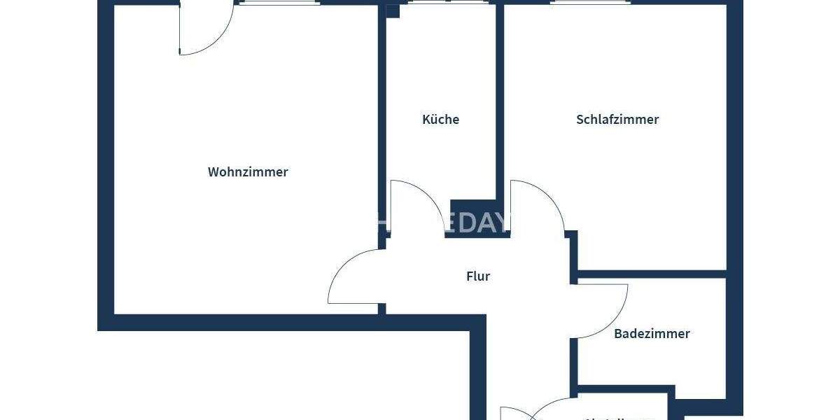 Etagenwohnung Kerpen - 2 Zimmer, 44 m&sup2;, 129.000&euro; | Angebot:25630464