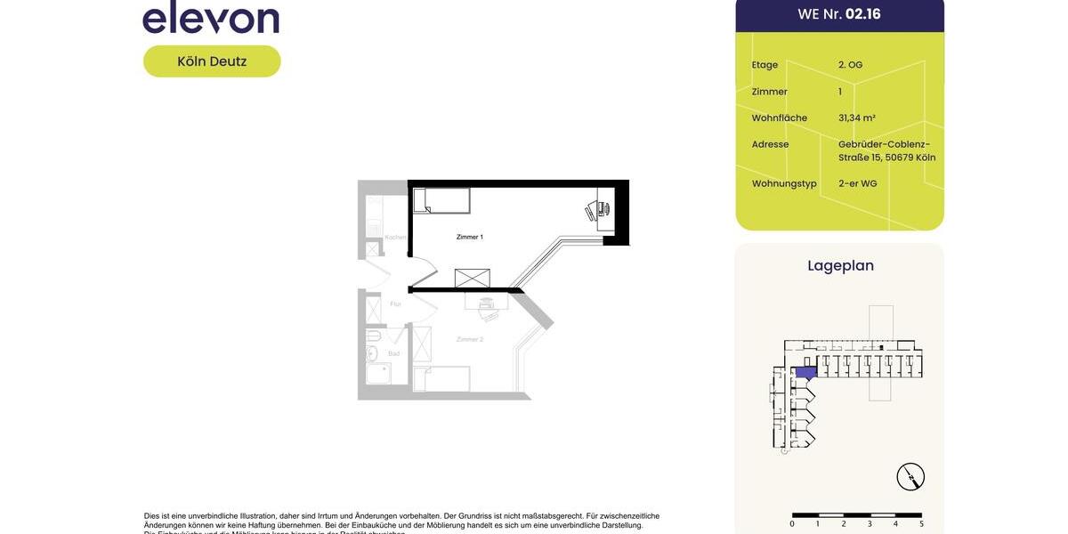 Möbliertes Zimmer in Männer-WG zentraler Lage für Studenten und Azubis 1 zimmer