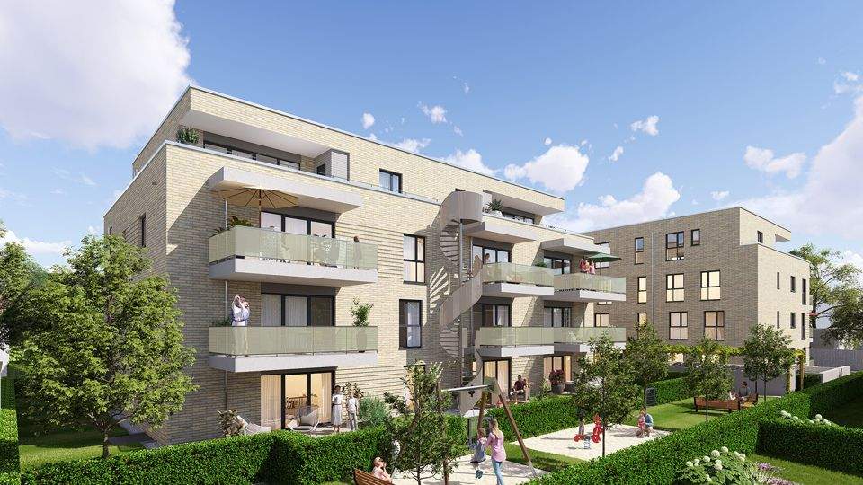 Schöne 3-Zimmer Neubauwohnung im 2. OG in City-Lage von Monheim 3 zimmer