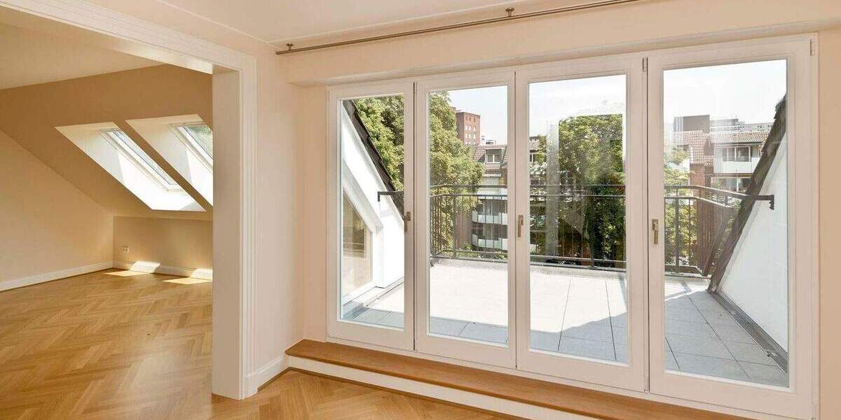 Cecilienallee: Premium-Maisonette mit Rheinblick, Klima, Einbauküche und Tiefgarage 3 zimmer