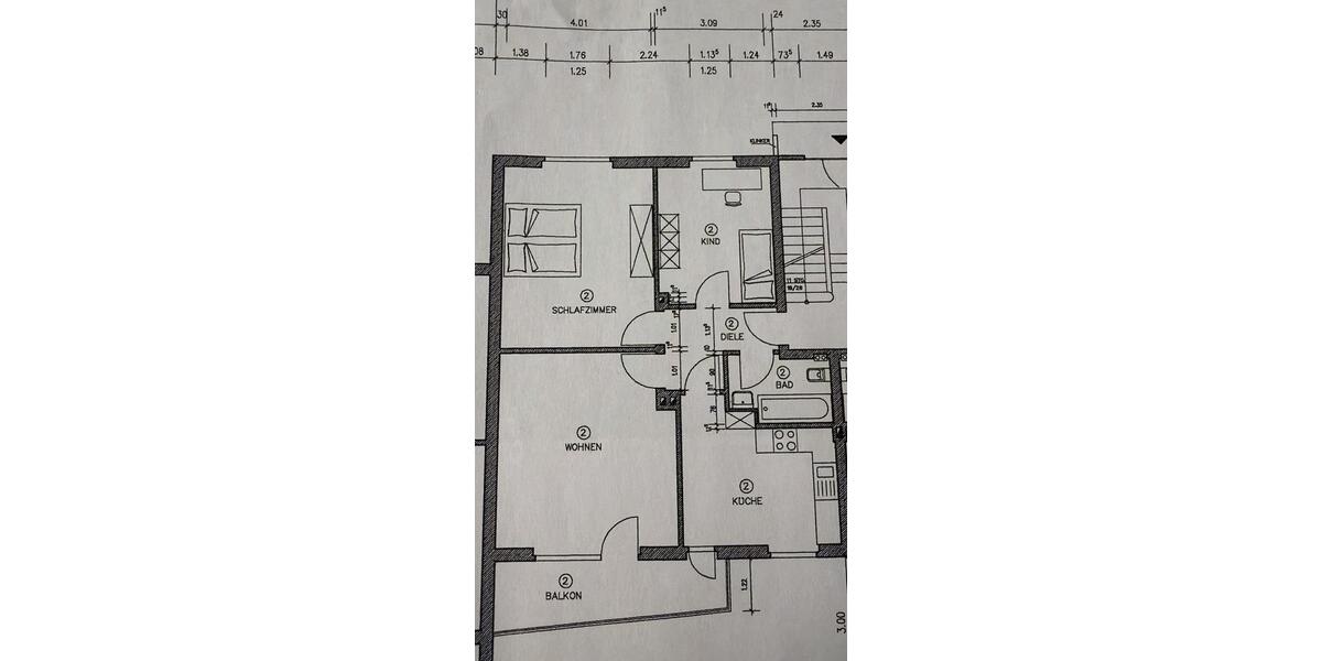 Erdgeschoßwohnung Remscheid Reinshagen - 3.5 Zimmer, 75 m&sup2;, 600&euro; | Angebot:24846445