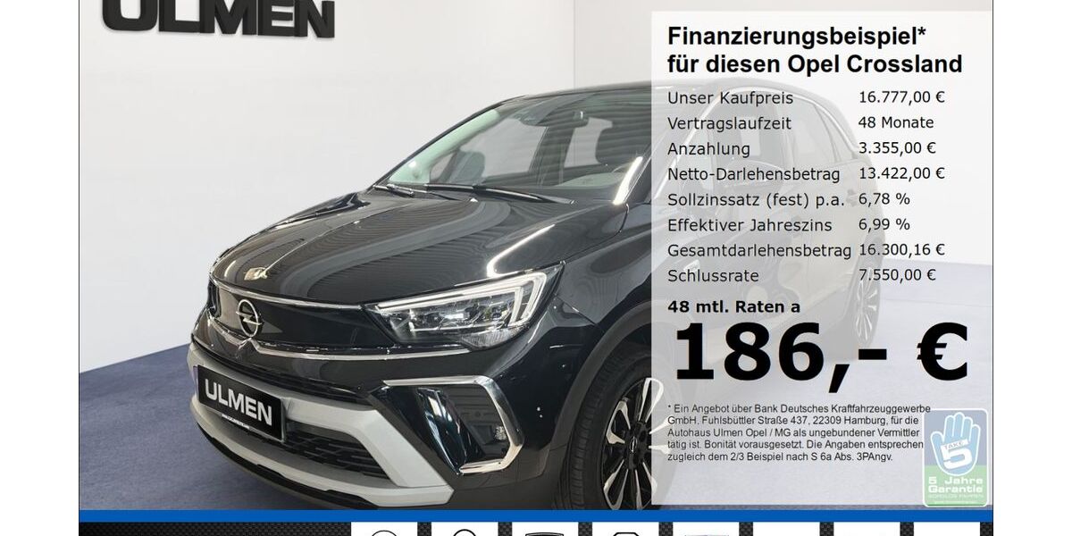 Opel Crossland (X) 25.350 km 16.777 &euro; Düsseldorf 40231