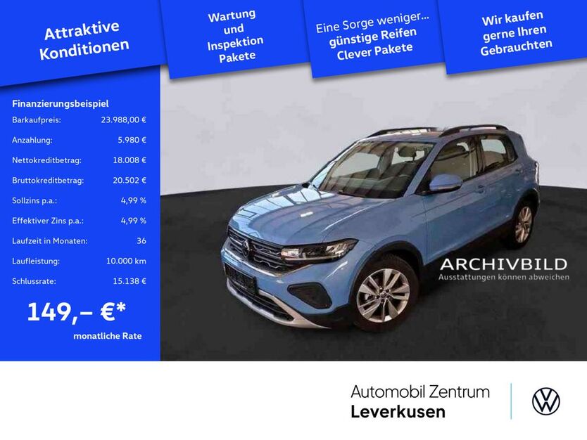 VW T-Cross 1.302 km 23.988 € Leverkusen 51379