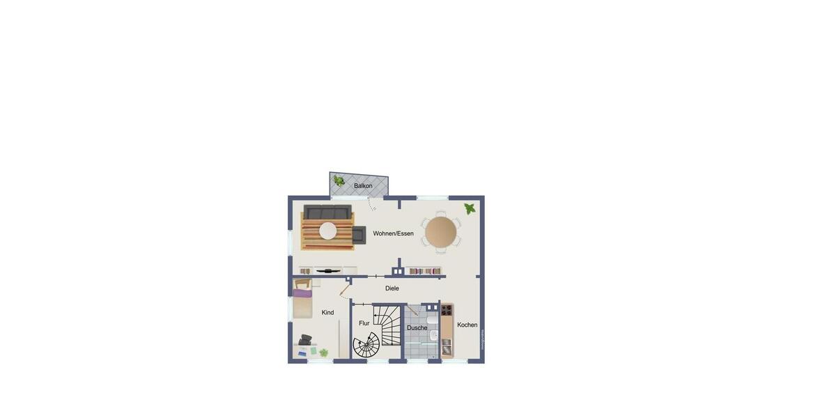 Erdgeschoßwohnung Hückeswagen - 5 Zimmer, 95 m&sup2;, 1.195&euro; | Angebot:25433183