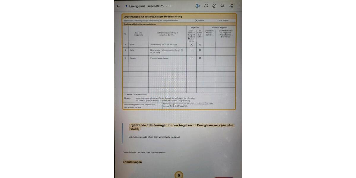 Apartment in Burscheid zu verkaufen 1 zimmer