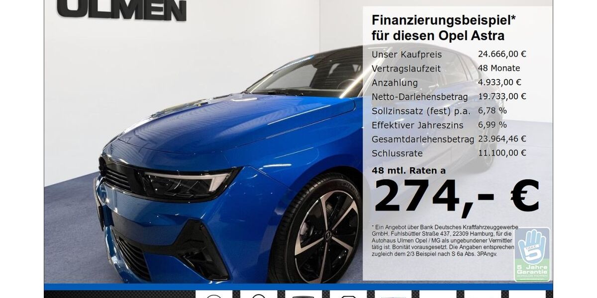 Opel Astra 18.955 km 24.666 &euro; Düsseldorf 40231