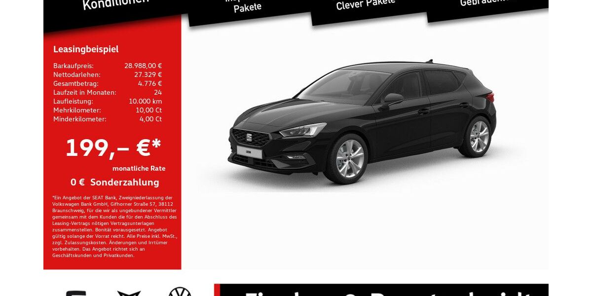 Seat Leon 16.267 km 28.988 &euro; Lohmar 53797