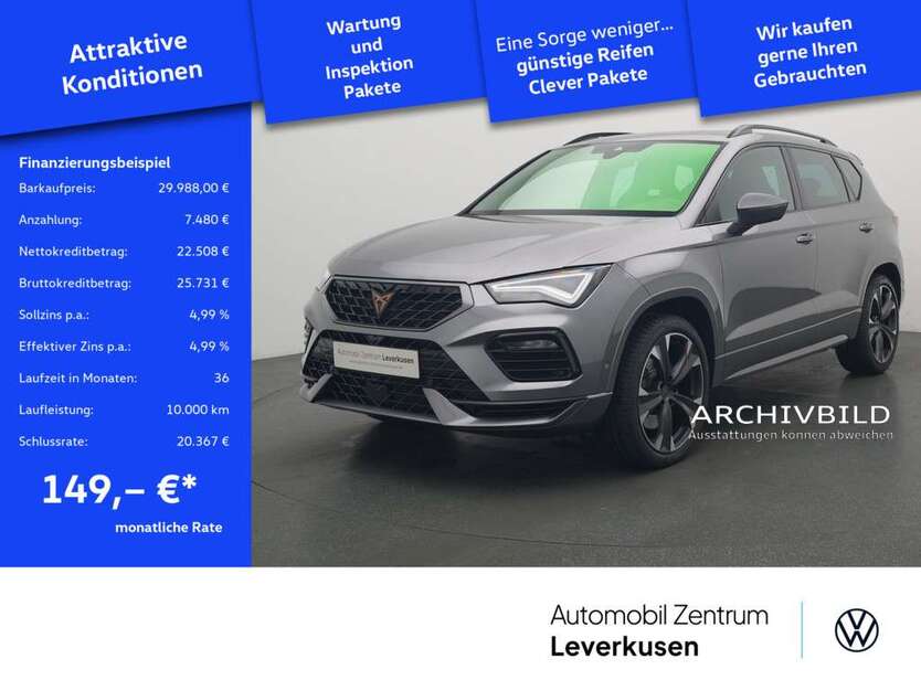 Cupra Ateca 22.652 km 29.988 € Leverkusen 51379