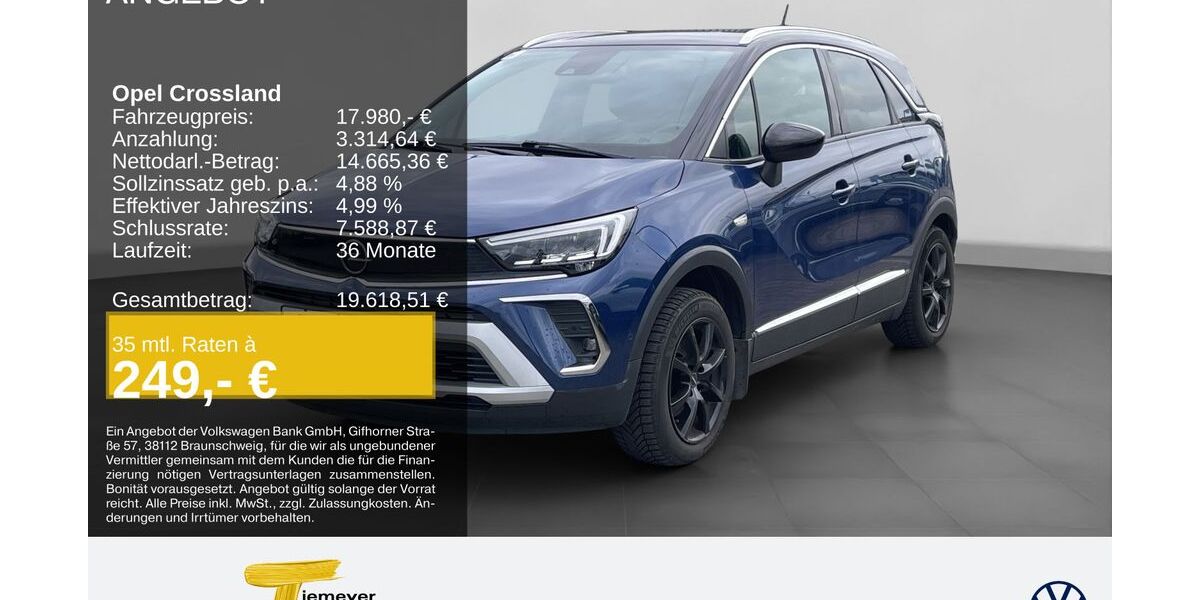 Opel Crossland (X) 42.011 km 17.490 &euro; Remscheid 42897