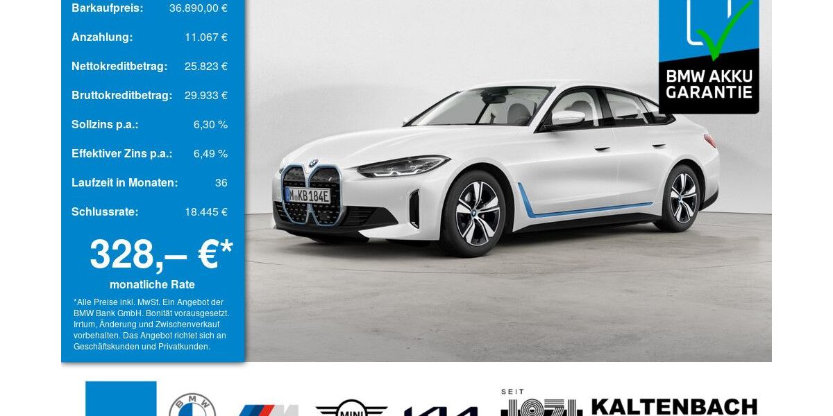 BMW i4 75.068 km 36.390 &euro; Bergisch Gladbach 51469