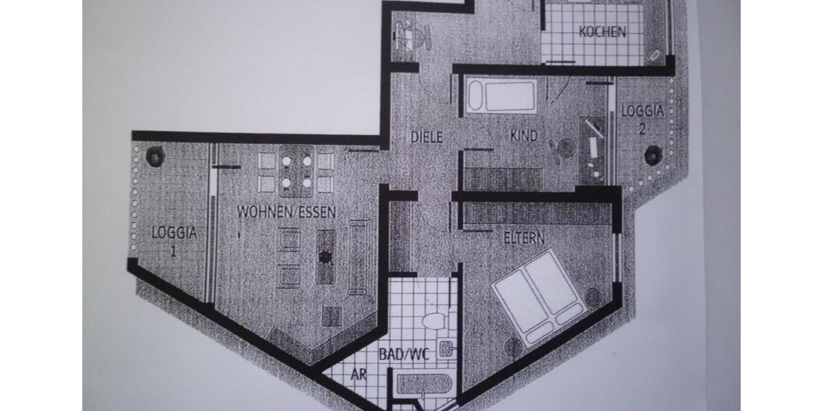 Etagenwohnung Remscheid Gemarkung Bergisch Born - 3 Zimmer, 83 m&sup2;, 199.000&euro; | Angebot:24449017