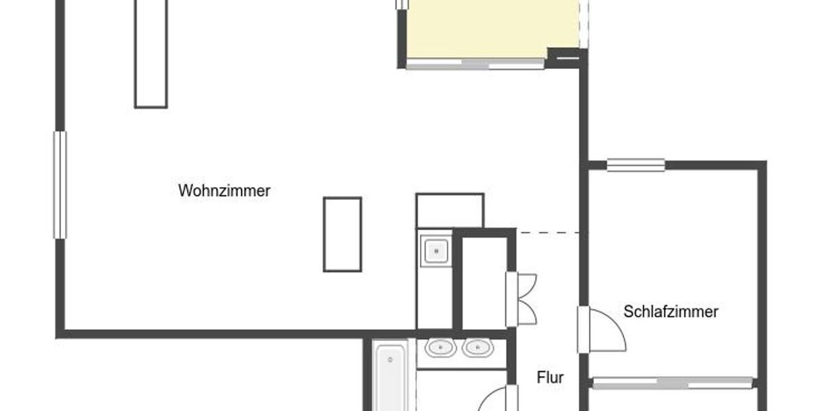 Etagenwohnung Düsseldorf Pempelfort - 2 Zimmer, 90 m&sup2;, 645.000&euro; | Angebot:26359394